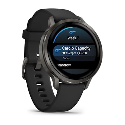 Garmin Venu 4 41mm Fitness-Smartwatch, 1,2" AMOLED, 80+ Sport-Apps, EKG, Fitness Coach, Telefonie, Taschenlampe, 10 Tage