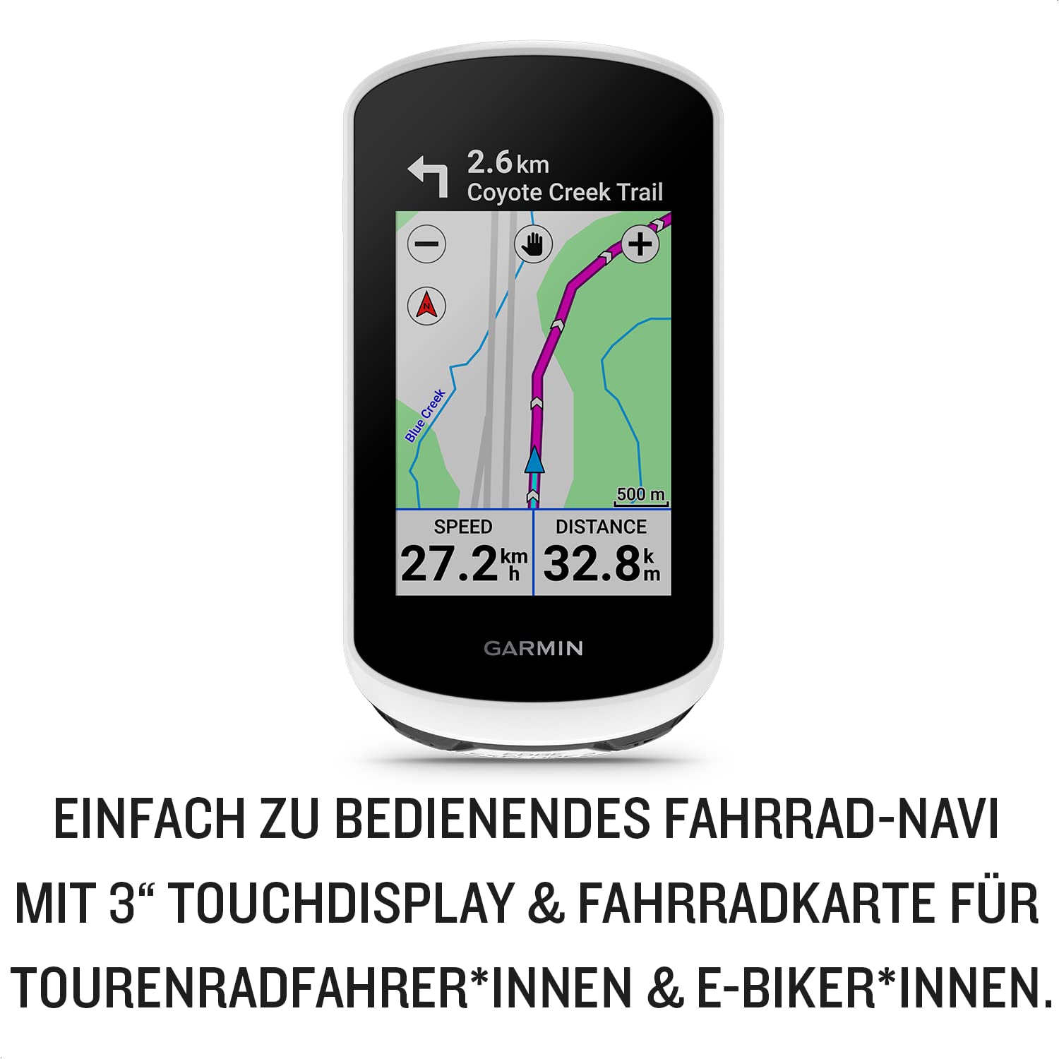 Garmin Edge Explore 2 GPS-Fahrradnavi, 3" Touch, E-Bike Routing, vorinstallierte Europakarte, einfache Bedienung, 16 Std