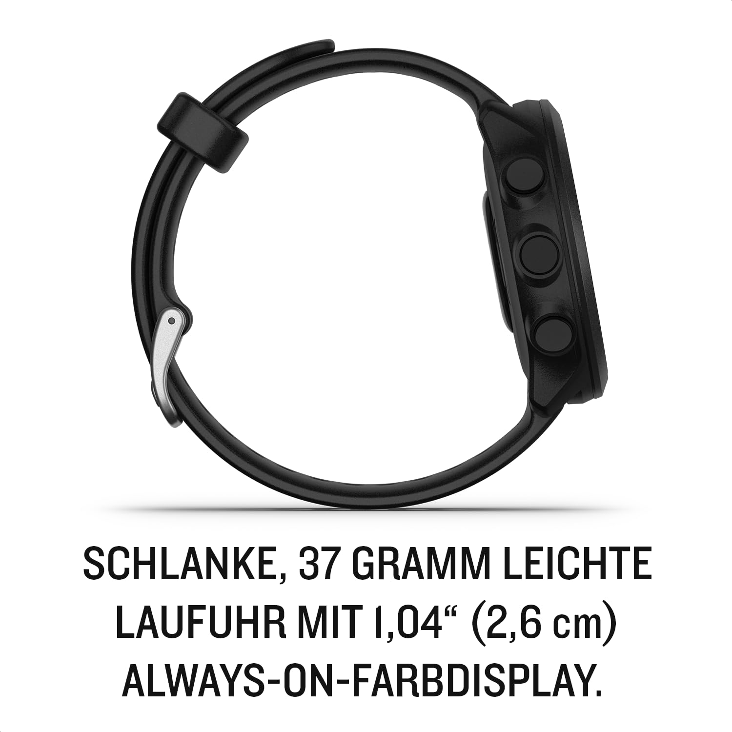 Garmin Forerunner 55 GPS-Laufuhr, 1,04" Always-On Display, Trainingsempfehlungen, Prognosen, Sport-Apps, 14 Tage Akku