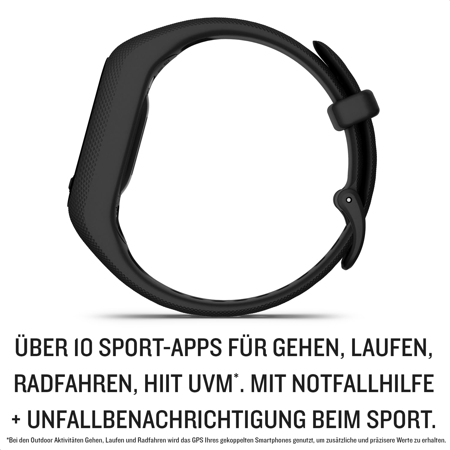 Garmin vívosmart 5 Fitness-Tracker, OLED-Touchdisplay, Schlaf- & Herzfrequenzmessung, Notfallhilfe, 7 Tage Akkulaufzeit
