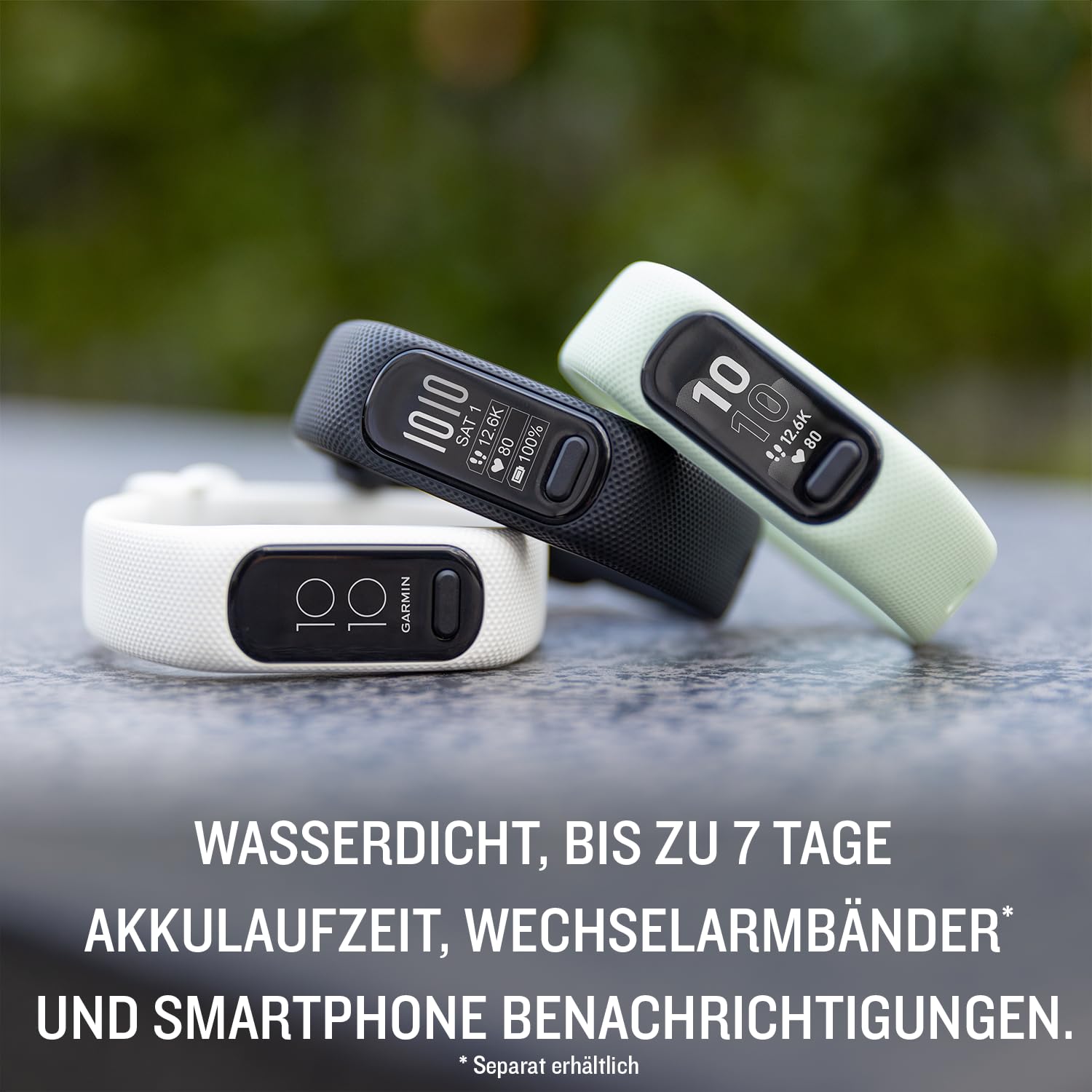 Garmin vívosmart 5 Fitness-Tracker, OLED-Touchdisplay, Schlaf- & Herzfrequenzmessung, Notfallhilfe, 7 Tage Akkulaufzeit