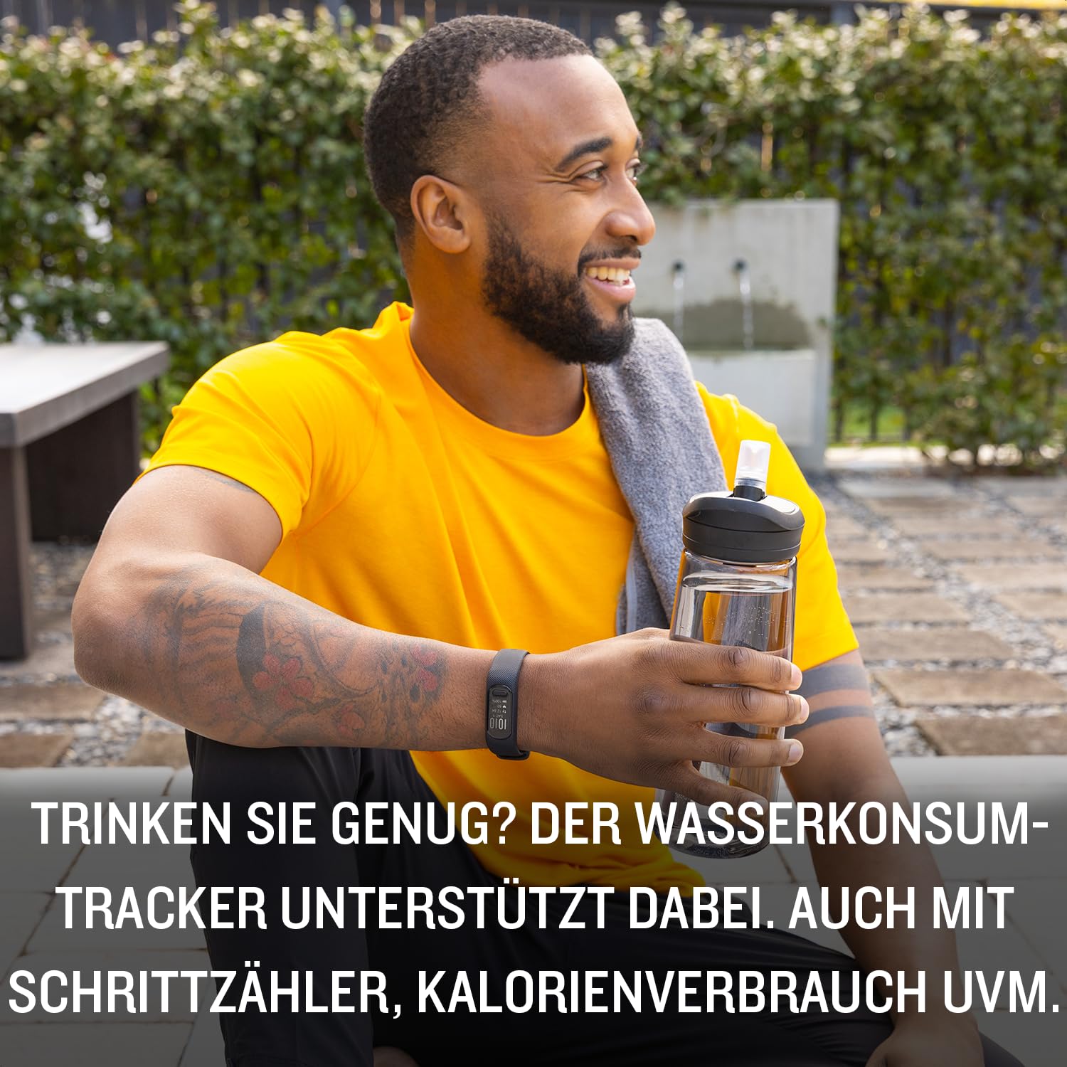 Garmin vívosmart 5 Fitness-Tracker, OLED-Touchdisplay, Schlaf- & Herzfrequenzmessung, Notfallhilfe, 7 Tage Akkulaufzeit