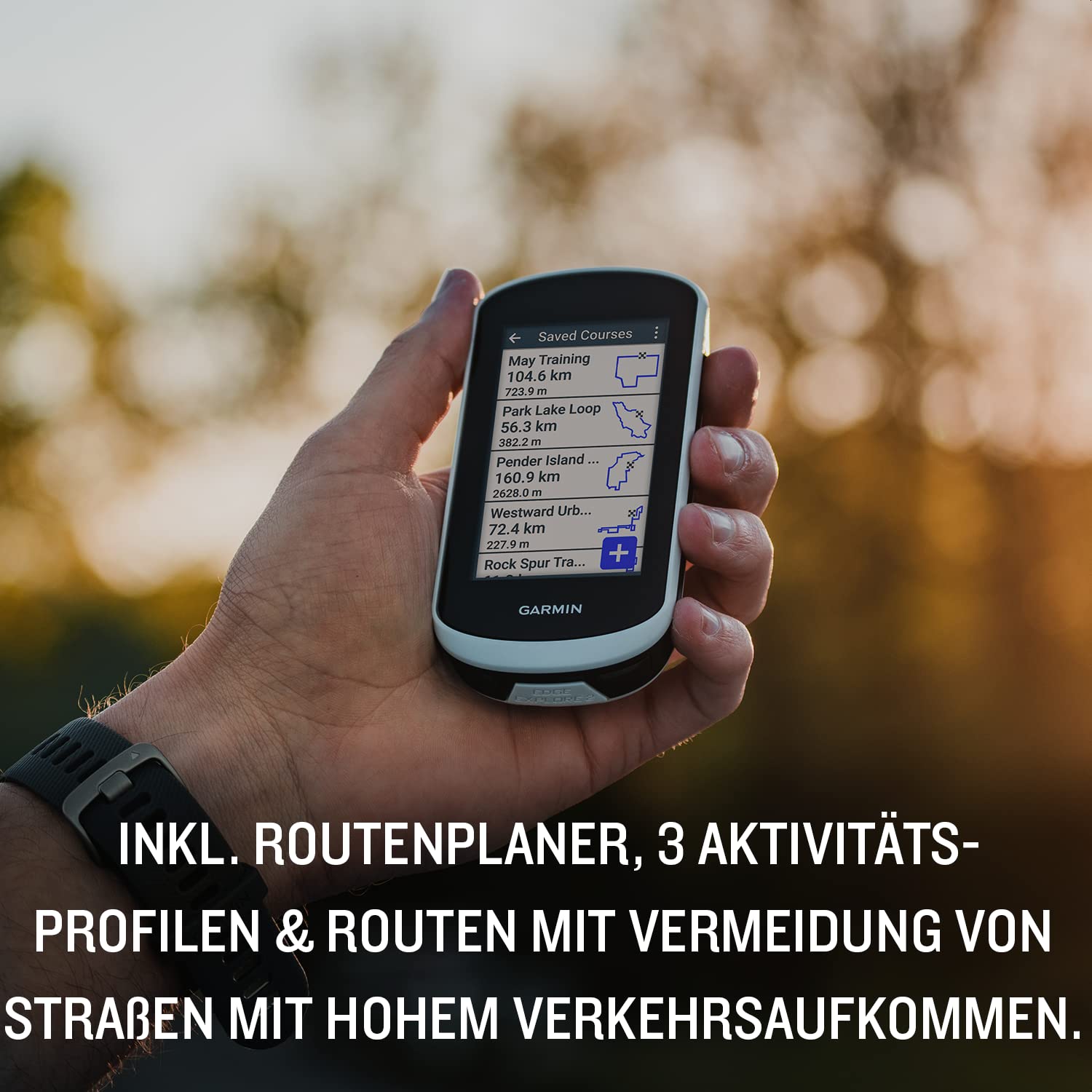 Garmin Edge Explore 2 GPS-Fahrradnavi, 3" Touch, E-Bike Routing, vorinstallierte Europakarte, einfache Bedienung, 16 Std